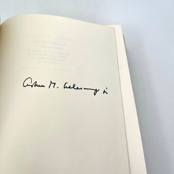 A Thousand Days Arthur Schlesinger SIGNED The Franklin Library Limited Edition - Picture 12 of 15